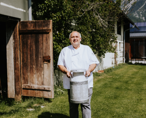 Milch aus der Region Hotel Annelies