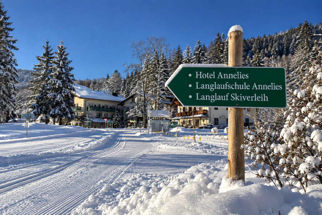 Langlaufschule Skischule, Langlaufhotel
